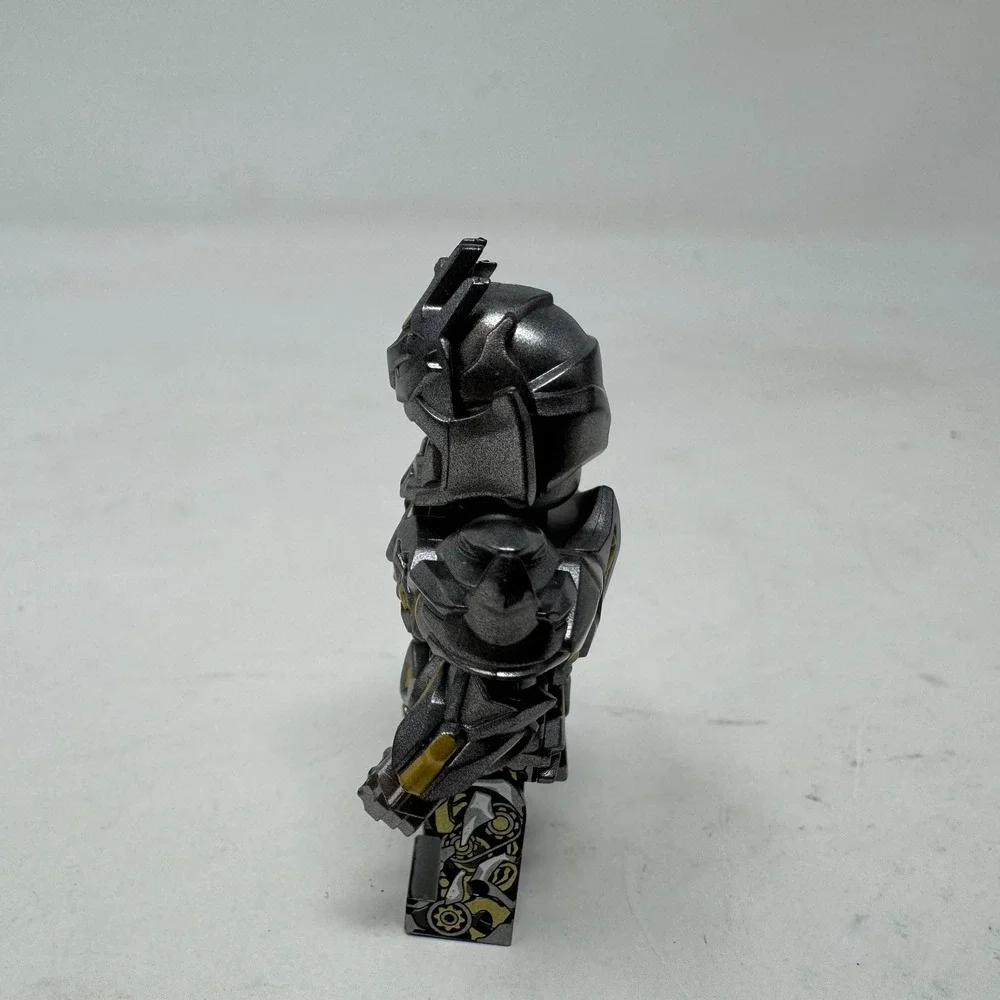 Transformers Megatron Custom Minifigure Metallic Silver‎ Gold Decepticon Figure